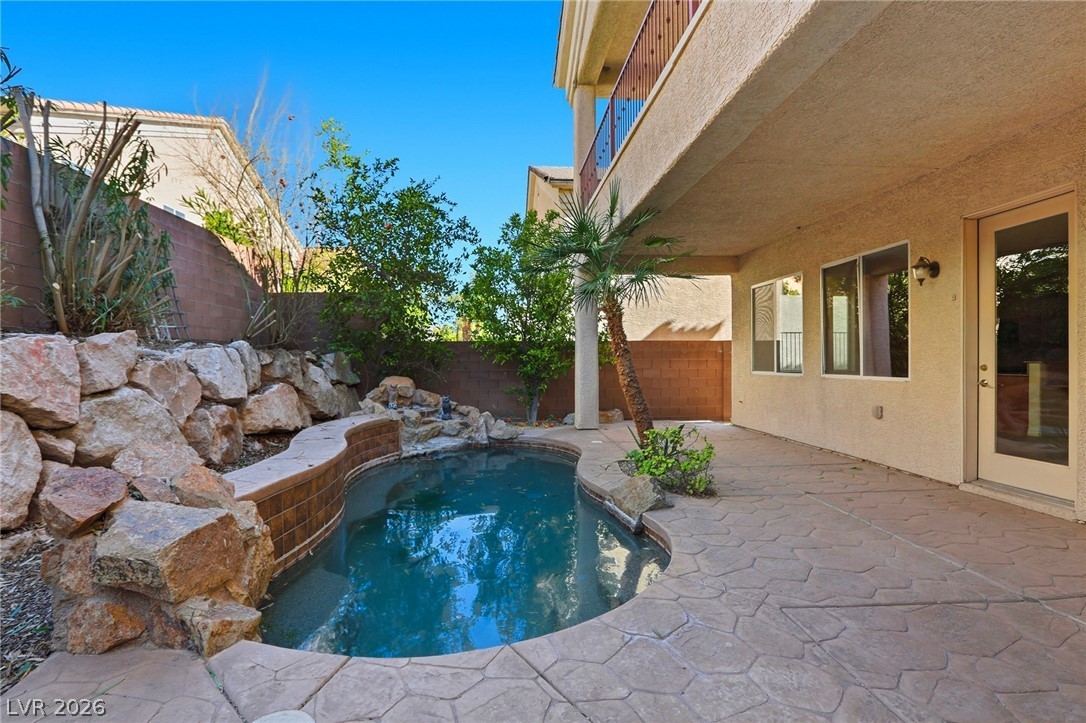 Pool and covered patio
