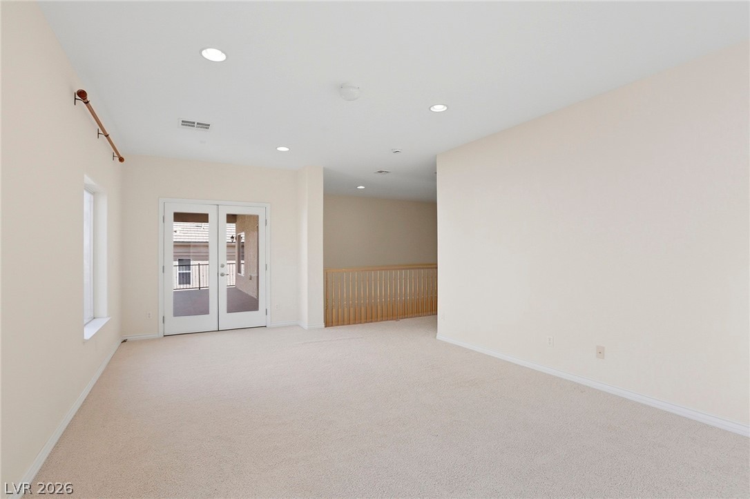 Open upstairs loft common space
